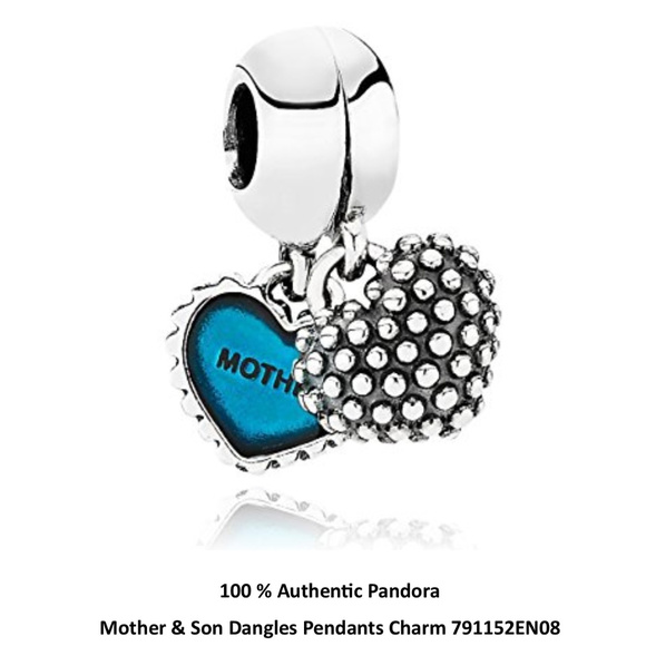 mum and son pandora charm